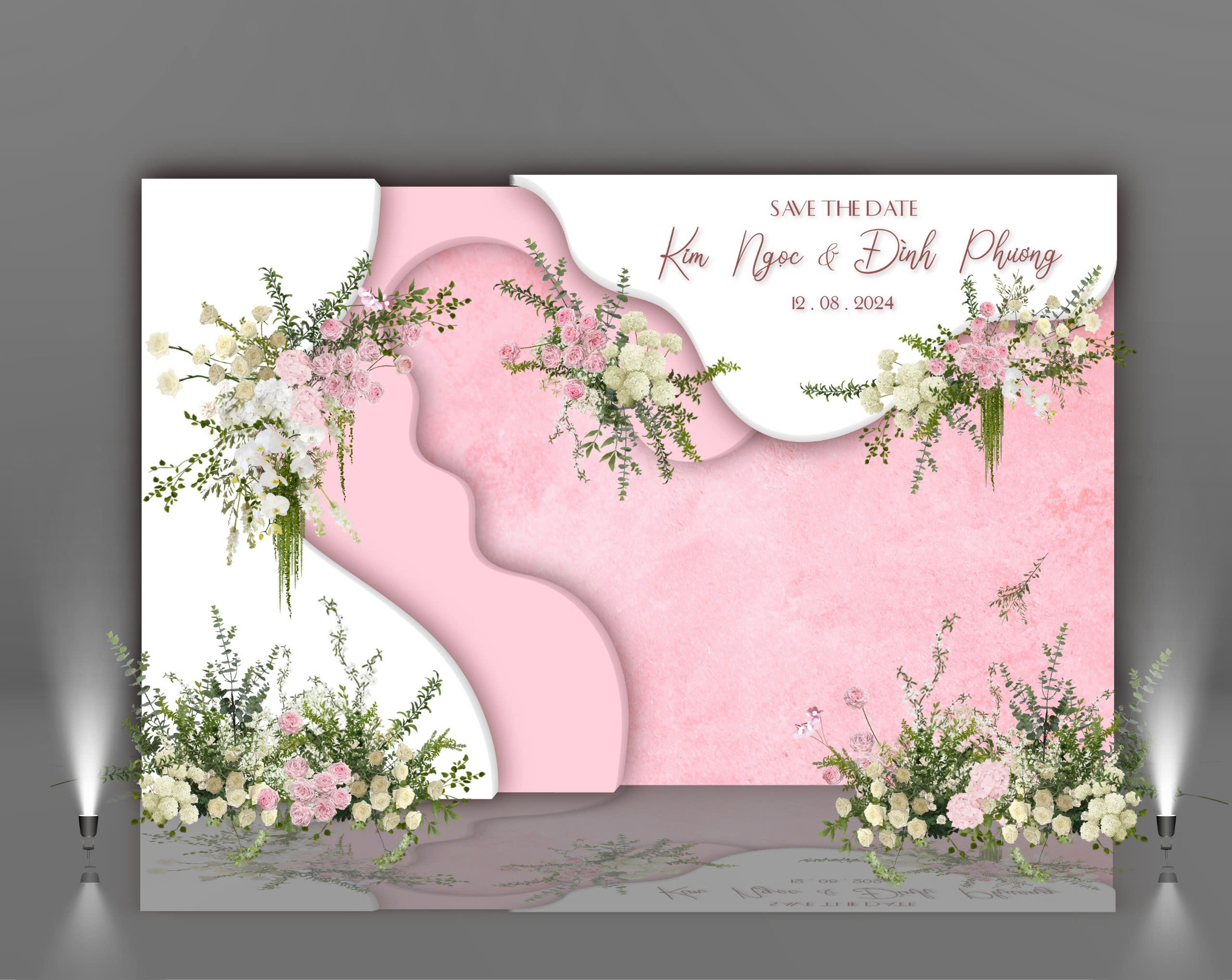 Trang Trí Sân Khấu Tiệc Cưới Hà Tĩnh: Bí Quyết Tạo Không Gian Lung Linh Cùng Ngọt Wedding