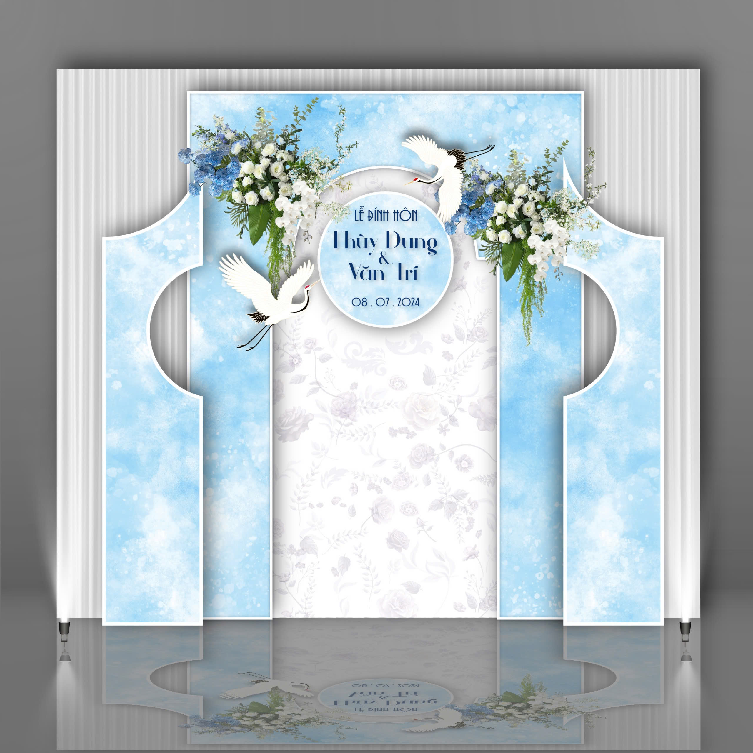Trang Trí Sân Khấu Tiệc Cưới Hà Tĩnh: Bí Quyết Tạo Không Gian Lung Linh Cùng Ngọt Wedding