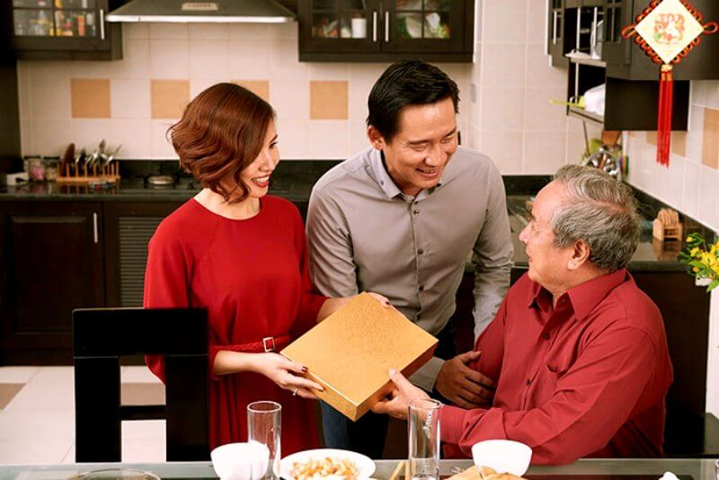 Toàn cảnh không gian tiệc cưới tại Hà Tĩnh mang đậm bản sắc truyền thống.