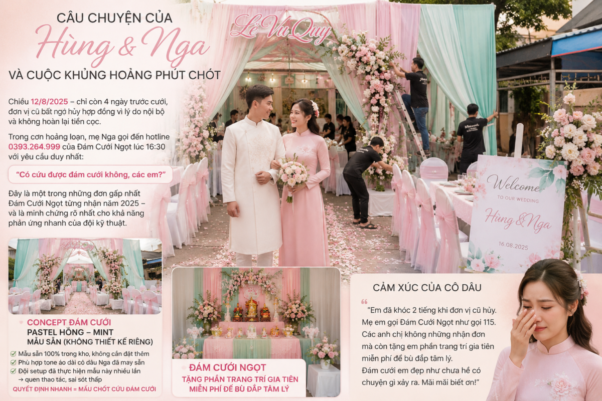 đặt rạp cưới gấp Hà Tĩnh