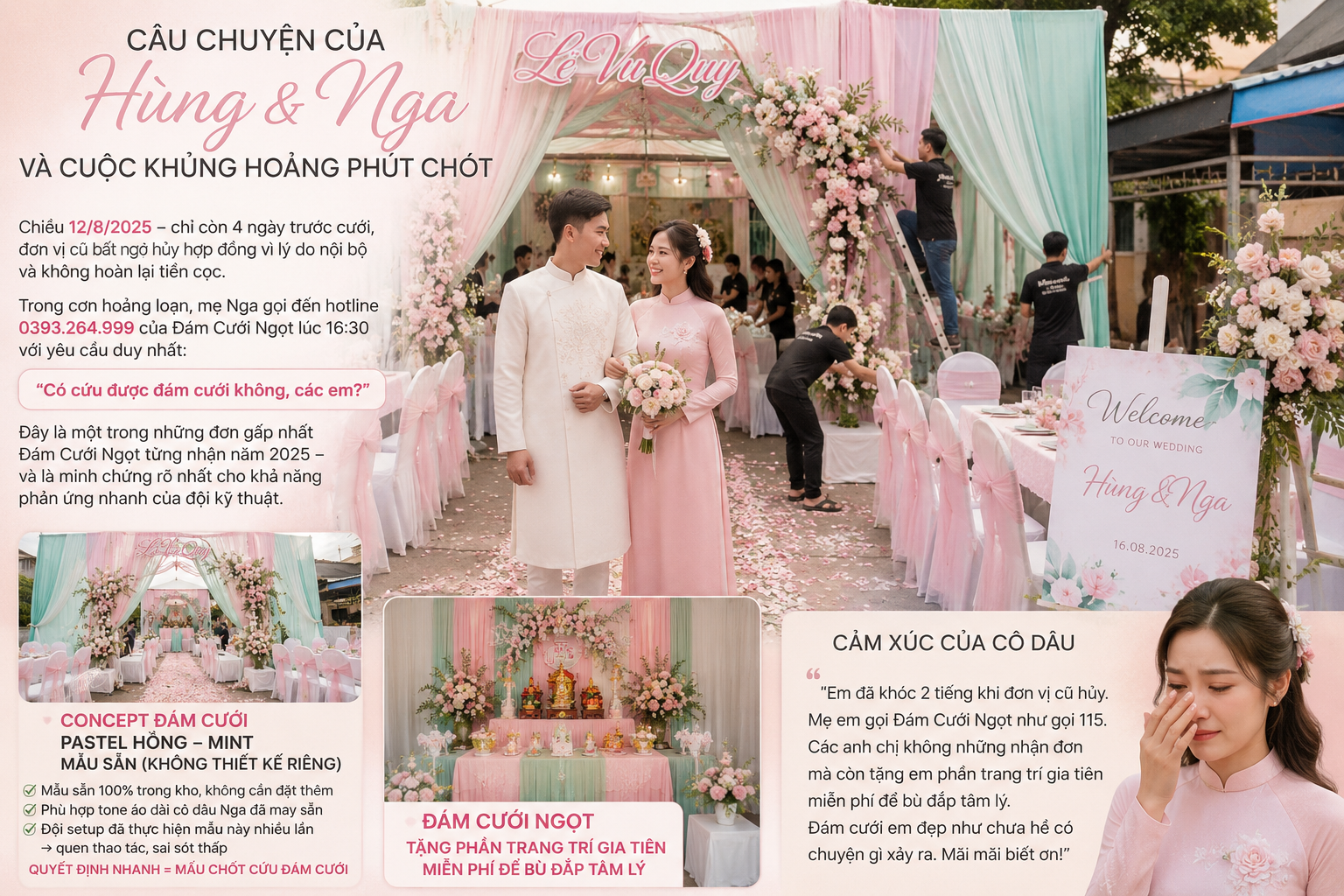 đặt rạp cưới gấp Hà Tĩnh